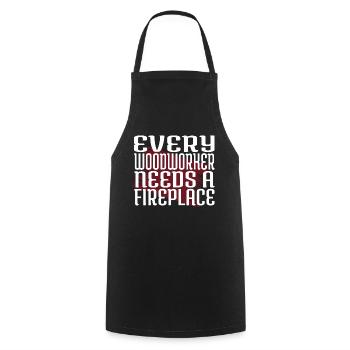 Lumberman Sexy Carpenter Tshirts - Cooking Apron - black - Front - AI Model Male 185 dark (185cm)