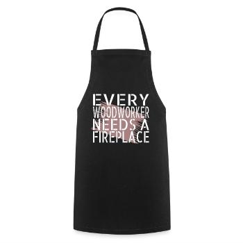 Une idée de prière de charpentiers meilleure idée de cadeau - Tablier de cuisine - noir - Devant - AI Model Male 185 dark (185cm)