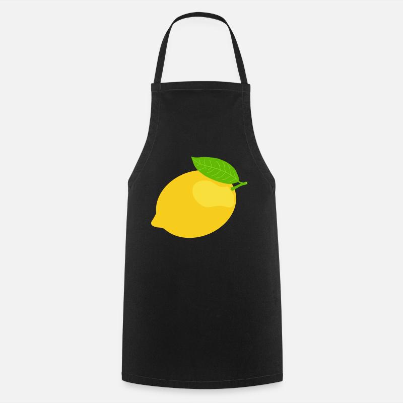 Lemon - Cooking Apron - black