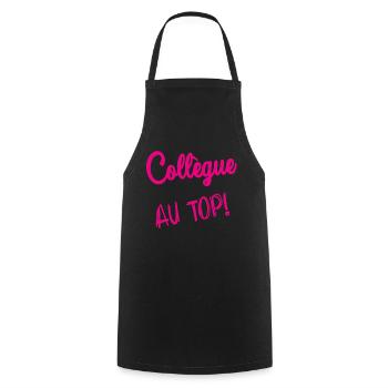 RETIREMENT. RETIREMENT. RETIRED. RETIREMENT - Cooking Apron - black - Front - AI Model Male 185 dark (185cm)