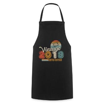 2019 - Cooking Apron - black - Front - AI Model Male 185 dark (185cm)