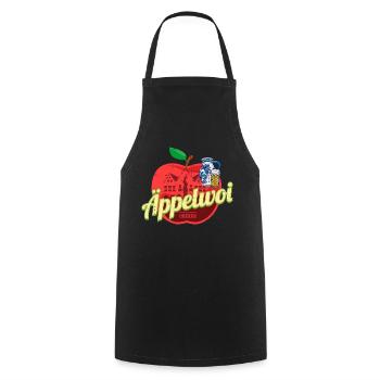Äppelwoi Frankfurt Deutschland Ebbelwoi Souvenir - Kochschürze - Schwarz - Vorne - AI Model Male 185 dark (185cm)