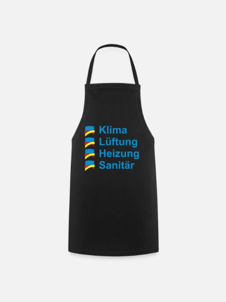 Klima Lüftung Heizung Sanitär - Kochschürze - Schwarz