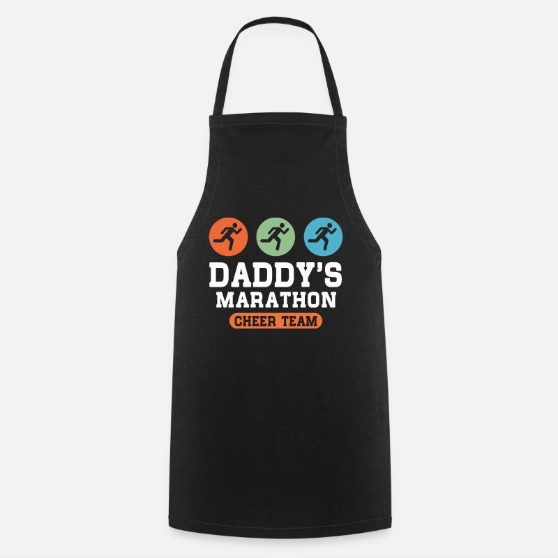 Daddys Marathon Cheer Team - Cooking Apron - black