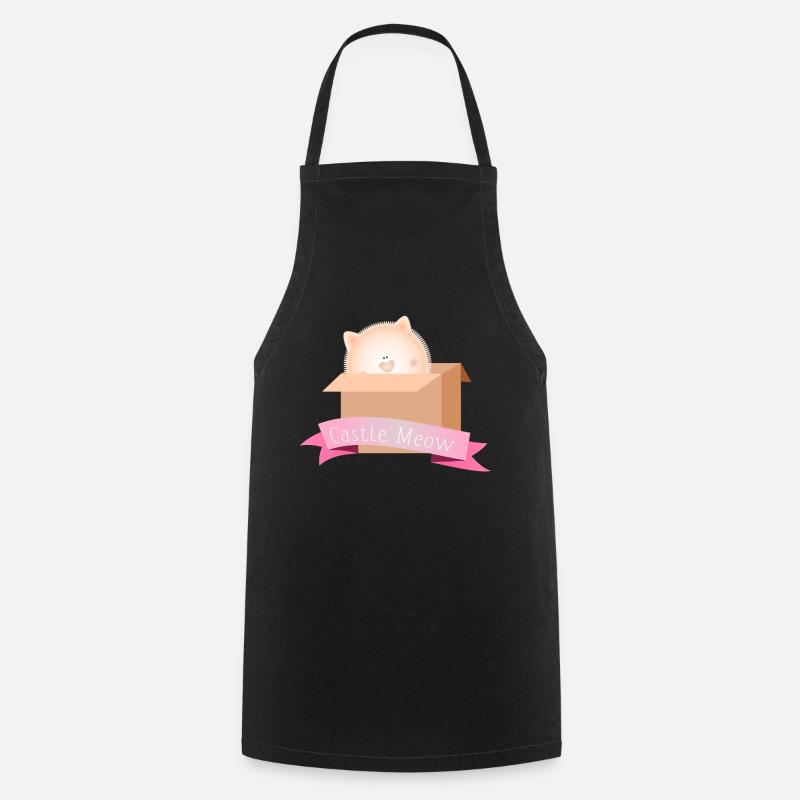 Castle Meow - Tablier de cuisine - noir