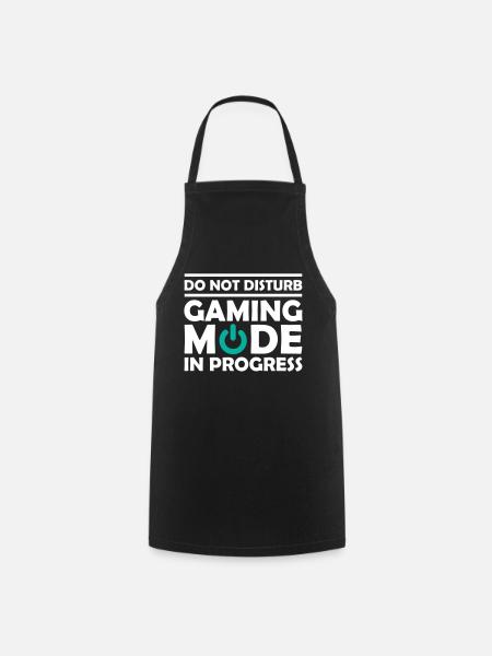Gaming Mode In Progress - Cooking Apron - black