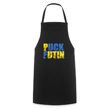 Puck Futin - Cooking Apron - black - Front - AI Model Male 185 dark (185cm)