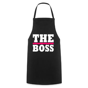 The boss - Tablier de cuisine - noir - Devant - AI Model Male 185 dark (185cm)