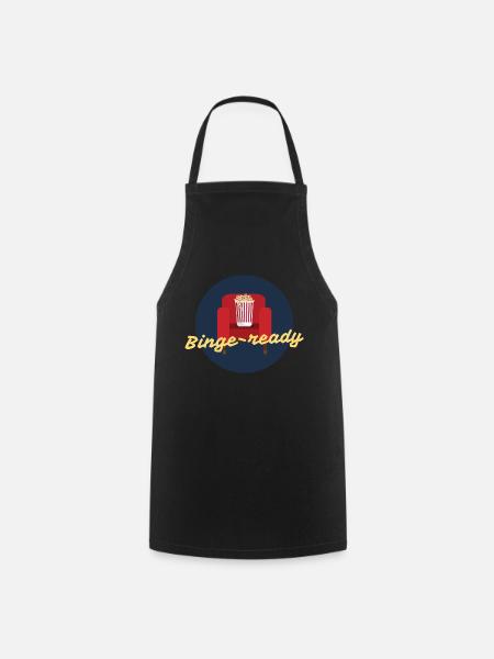 binge ready - Kochschürze - Schwarz