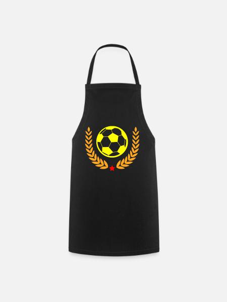 Soccer Fussball - Kochschürze - Schwarz