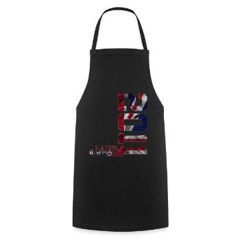 ÉDITION LIMITÉE ANGLETERRE 15E ANNIVERSAIRE 2011 UK - Tablier de cuisine - noir - Devant - AI Model Male 185 dark (185cm)