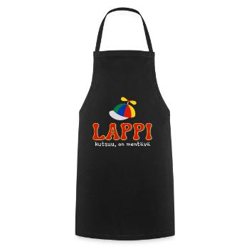 Lapland invites must go - Cooking Apron - black - Front - AI Model Male 185 dark (185cm)