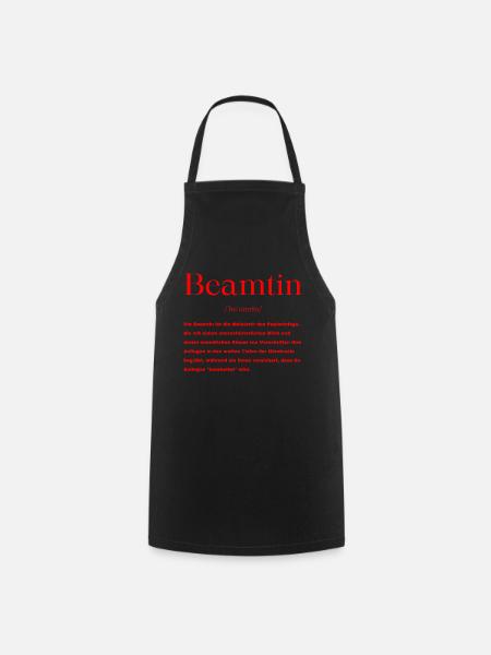 Beamtin Definition - Kochschürze - Schwarz