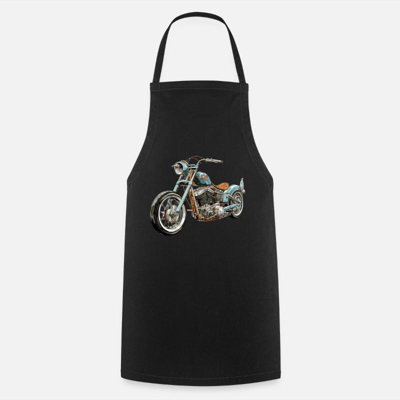 Ewiger Chopper - Kochschürze - Schwarz