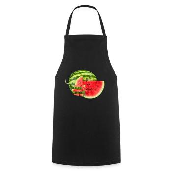 Ich liebe Wassermelone im Sommer - Kochschürze - Schwarz - Vorne - AI Model Male 185 dark (185cm)