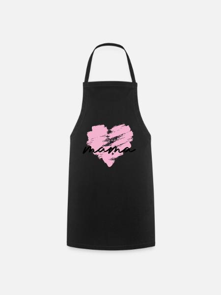 Mutter Spruch Geschenk Mama Muttertag - Kochschürze - Schwarz