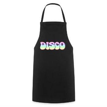 Disco - Kochschürze - Schwarz - Vorne - AI Model Male 185 dark (185cm)
