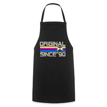 Since 90 - Cooking Apron - black - Front - AI Model Male 185 dark (185cm)