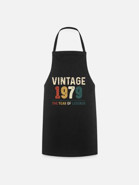 45 Jahre alter Jahrgang 1979 Geschenke zum 45. Geburtstag - Kochschürze - Schwarz