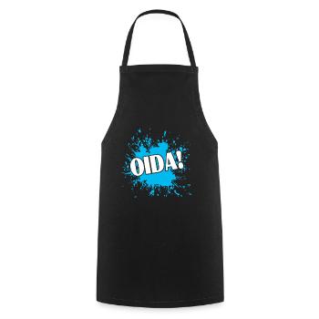 Oida - Kochschürze - Schwarz - Vorne - AI Model Male 185 dark (185cm)