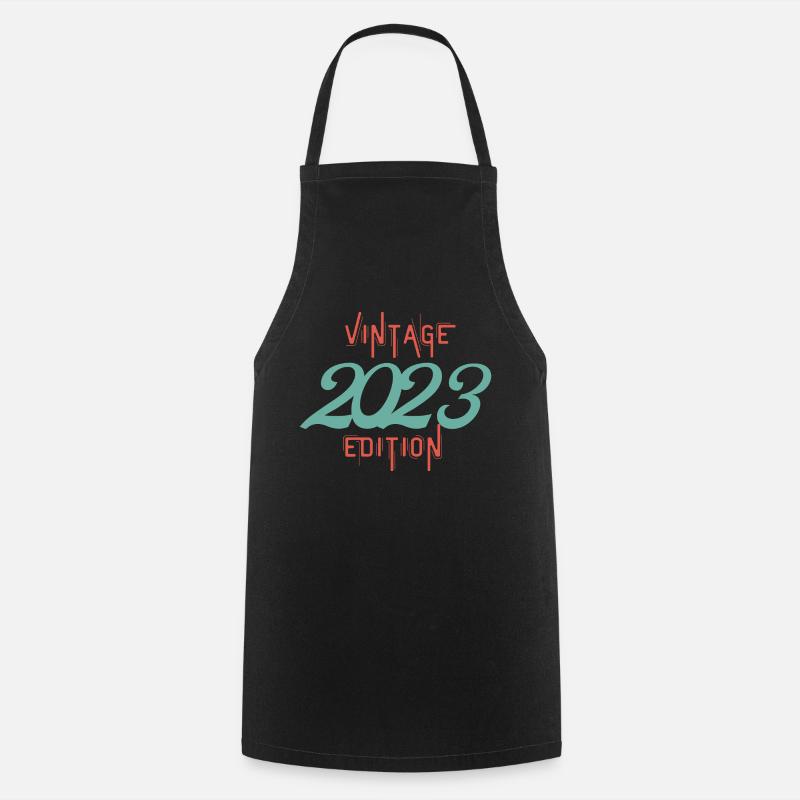 Vintage 2023 edition - Tablier de cuisine - noir
