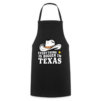 Texas State Texans Texas - Cooking Apron - black - Front - AI Model Male 185 dark (185cm)