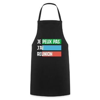 I can't I have a meeting - Cooking Apron - black - Front - AI Model Male 185 dark (185cm)