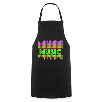 Égaliseur de musique LED Lumières Rythme Danse Stéréo - Tablier de cuisine - noir - Devant - AI Model Male 185 dark (185cm)