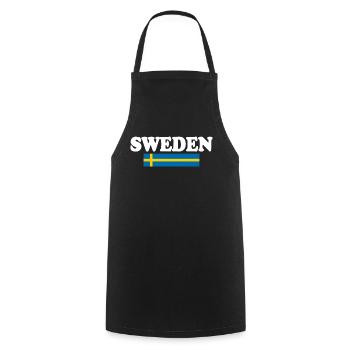 Schweden - Cooking Apron - black - Front - AI Model Male 185 dark (185cm)