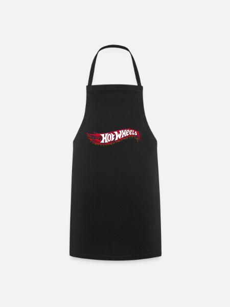 Logotipo alternativo de Hot Wheels - Delantal de cocina - negro