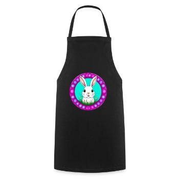 Easter with Easter - Cooking Apron - black - Front - AI Model Male 185 dark (185cm)