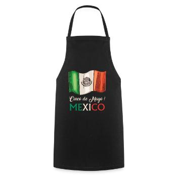 Cinco de Mayo Mexique - Tablier de cuisine - noir - Devant - AI Model Male 185 dark (185cm)