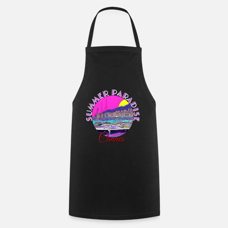 Summer Paradise Cannes - Tablier de cuisine - noir