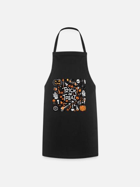 Trick or treat - Cooking Apron - black