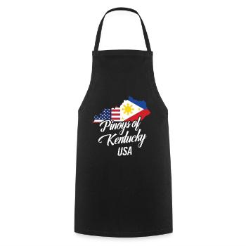 Filipinos von Kentucky Design für stolze Fil-Ams - Kochschürze - Schwarz - Vorne - AI Model Male 185 dark (185cm)