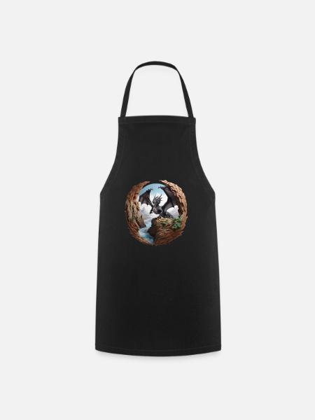 dragon - Tablier de cuisine - noir