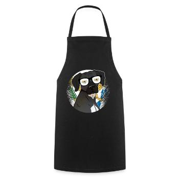 American Virgin Islands - Cooking Apron - black - Front - AI Model Male 185 dark (185cm)