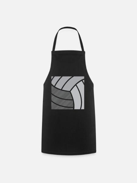 Volleyball - Kochschürze - Schwarz