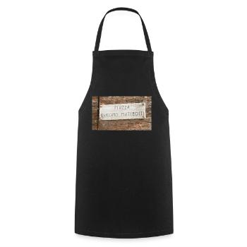 IMG 9593 - Cooking Apron - black - Front - AI Model Male 185 dark (185cm)