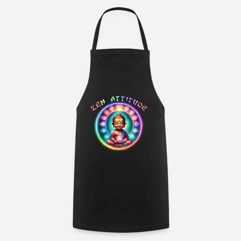 ZEN ATTITUDE - Tablier de cuisine - noir
