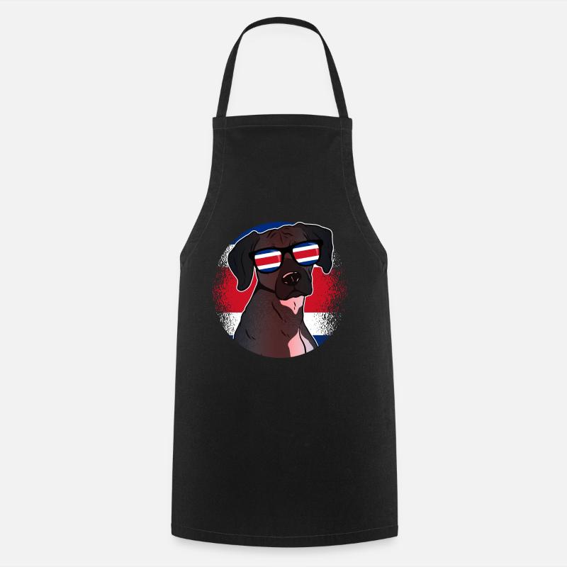Costa Rica - Cooking Apron - black