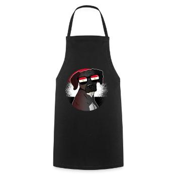 Egypt - Cooking Apron - black - Front - AI Model Male 185 dark (185cm)