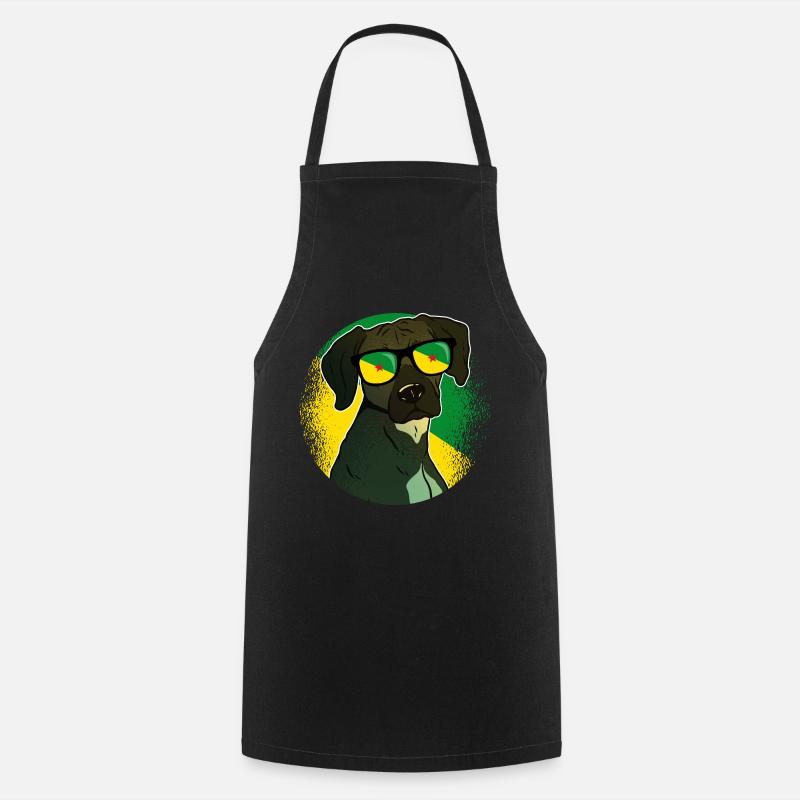 Guyane française - Tablier de cuisine - noir