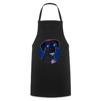 Guam - Cooking Apron - black - Front - AI Model Male 185 dark (185cm)