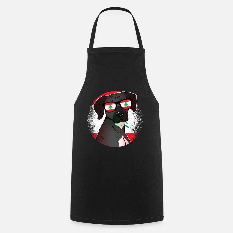 Liban - Tablier de cuisine - noir