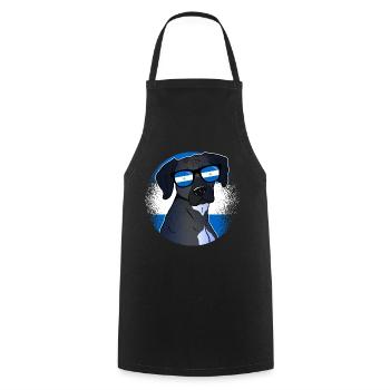 Nicaragua - Cooking Apron - black - Front - AI Model Male 185 dark (185cm)