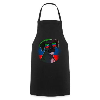 Ogaden - Tablier de cuisine - noir - Devant - AI Model Male 185 dark (185cm)