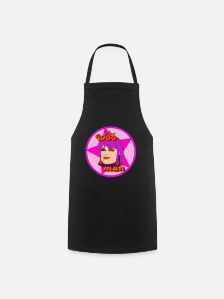 I'm a woo man (pink) - Kochschürze - Schwarz