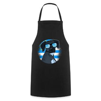 South Cameroon - Cooking Apron - black - Front - AI Model Male 185 dark (185cm)