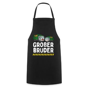 Großer Bruder 2024 Lastwagen - Kochschürze - Schwarz - Vorne - AI Model Male 185 dark (185cm)